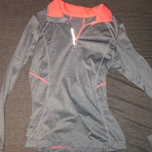Athletic half zip long sleeve